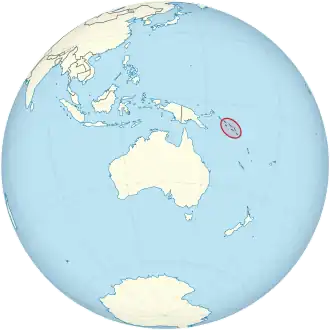Location of
