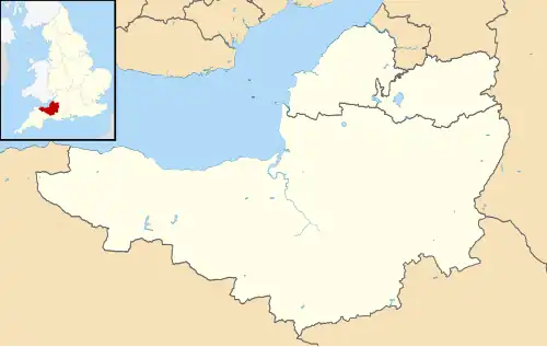 List of castles in Somerset is located in Somerset