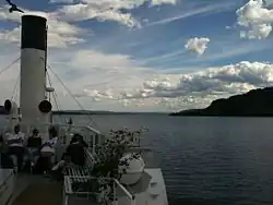 Steamboat Skibladner on the lake of Mjøsa