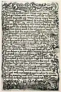 Songs of Innocence, copy U, 1789 (The Houghton Library) object 9 The Chimney Sweeper