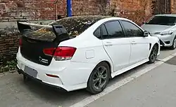 Modified example of the Soueast V5 Lingzhi Plus rear view