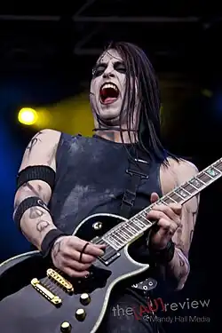 Surman with Murderdolls in 2011.