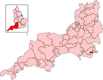 Map of constituency