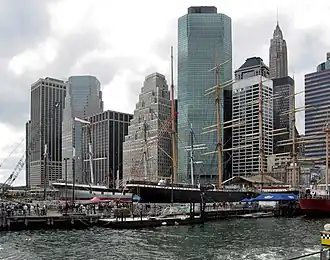 Boats in the South Street Seaport