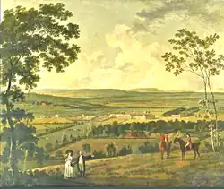 Southwick Park with Robert Thistlethwaite and his wife, with his two sons on horseback