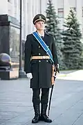 An officer of the battalion.
