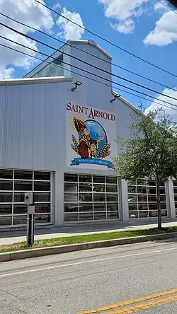 St. Arnold's Brewery beer garden logo