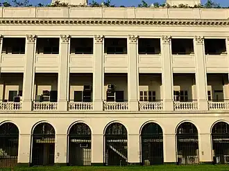 Arcade and Corinthian pilasters of St. La Salle Hall