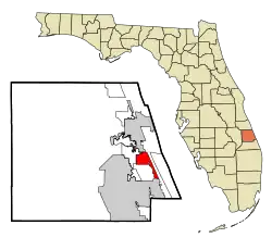 Location in St. Lucie County and the state of Florida