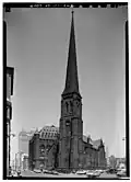 Exterior of church, 1965