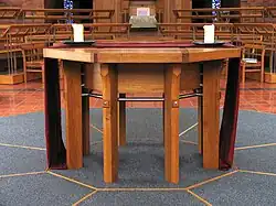 The Lord's Table in St Barnabas' Church, Dulwich (Diocese of Southwark)