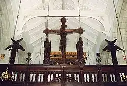 Rood screen and roof detail