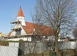 Church of St. James* during the move and refit in 2007