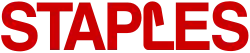 Staples logo until 2019.