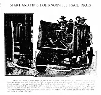 B&W photo of newspaper clipping
