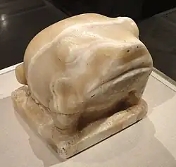 Image 15Early Dynastic (c. 3000 BC) frog statuette) (from Frogs in culture)