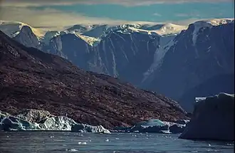 Landscape of Scoresby Land: the Stauning Alps.