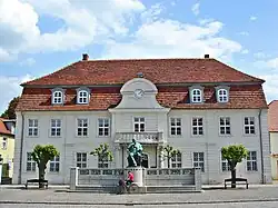 Fritz-Reuter-Literaturmuseum at the market square of Stavenhagen