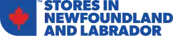 Alternate logo used in case of trademark issues, consisting of the Loblaw superstore division's blue maple leaf logo and the words "Stores in Newfoundland and Labrador" in blue, all caps sans-serif type