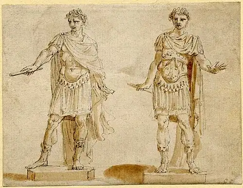 Study for a statue attributed to Peter van Dievoet[20][21][12]