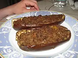 Stuffed eggplant (Punjeni patlidžan)