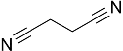Skeletal formula of succinonitrile
