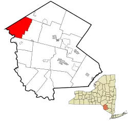 Location of Fremont in Sullivan County, New York