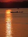 Sunset over Salween (Than Lwin) River