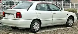 Rear view of Suzuki Baleno