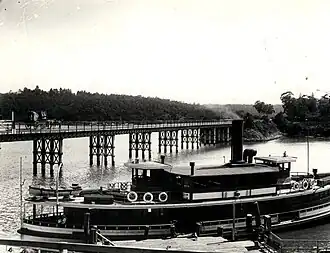 At Fig Tree depot circa 1915