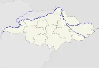 Tiszabecs is located in Szabolcs-Szatmár-Bereg County