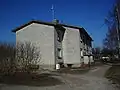 The only apartment building in the village