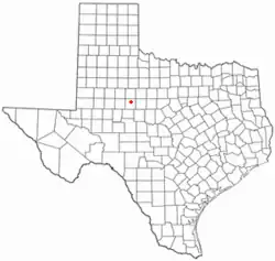 Location of Colorado City, Texas