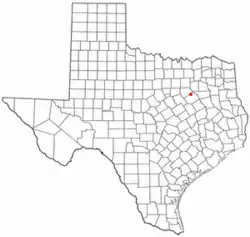 Location of Chatfield, Texas