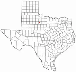 Location of Rochester, Texas