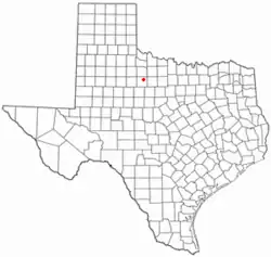 Location of Weinert, Texas