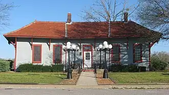 Tamms Depot, now the village hall