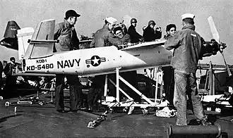 Target Drones aboard USS Newport News in 1960.