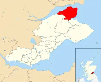 Location of the ward