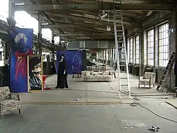 de:Naxoshalle in Frankfurt: Stage of the Canterville rehearsals, April 2008