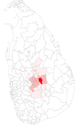 Location of Teldeniya