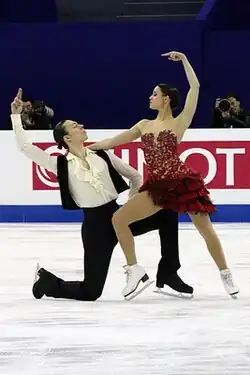 Lukáš Csölley and Federica Testa at the 2015 World Championships