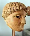 Another fragmentary terracotta head