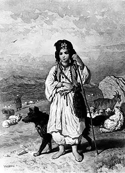 Théodore Valerio, Little Shepherdess and Flocks, c. 1867