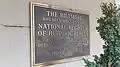 National Register of Historic Places plaque