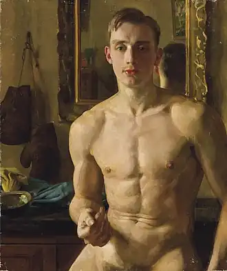 The Boxer (portrait of Snezhkovsky), 1933