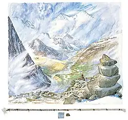 The East (Kangshung) Face of Everest from above the Kama Valley · 15400' 4670m, 2007