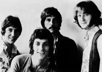 The Grass Roots in 1969 Left to right: Dennis Provisor, Warren Entner, Rob Grill and Rick Coonce