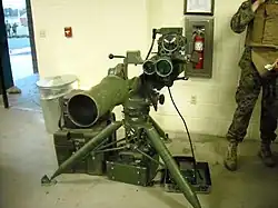 A ground-mounted TOW system