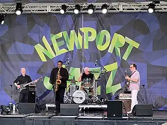 The Messthetics and James Brandon Lewis performing at Newport Jazz Festival, 2024